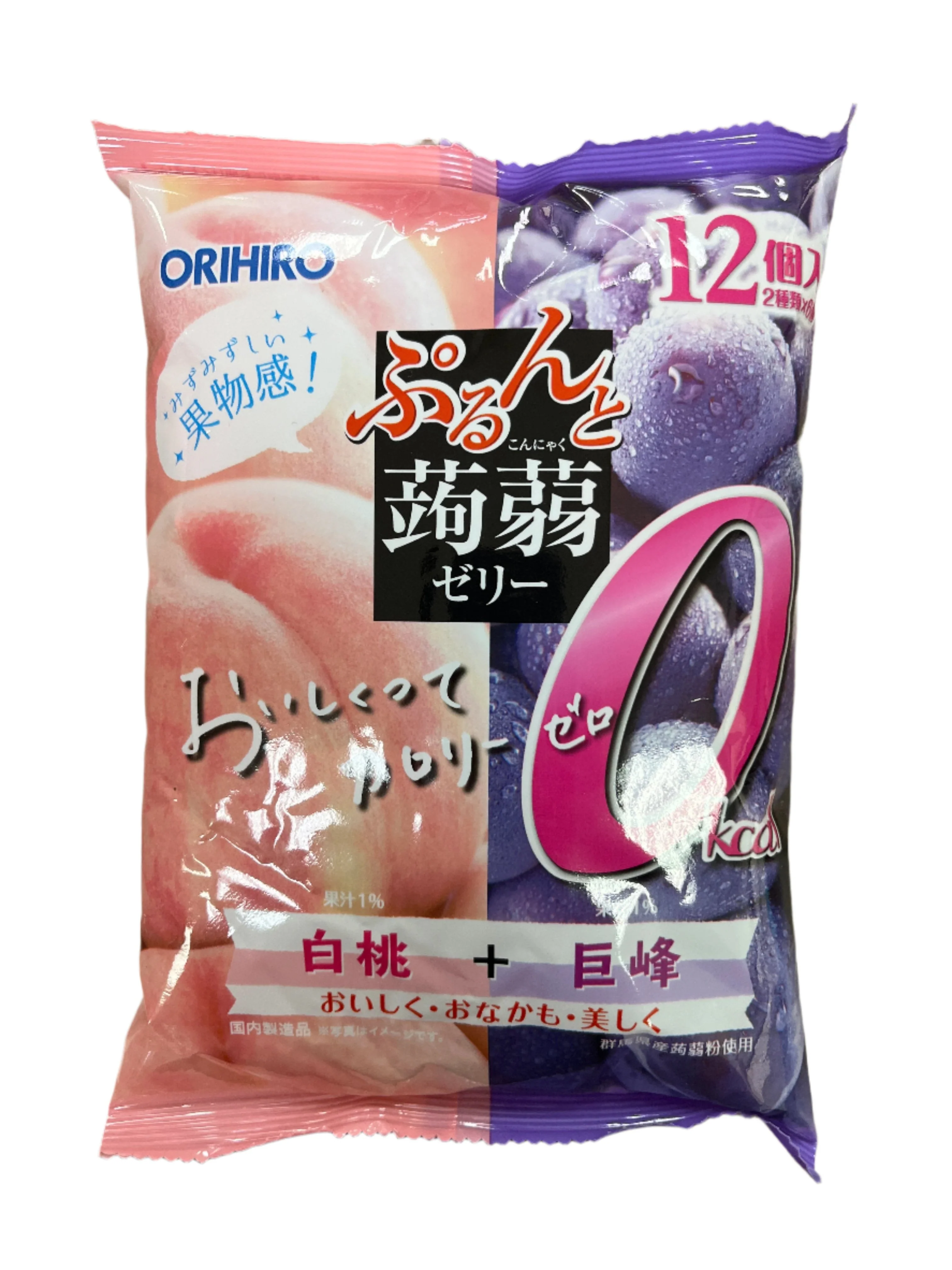 ORIHIRO KONJAC JELLY PEACH & GRAPE